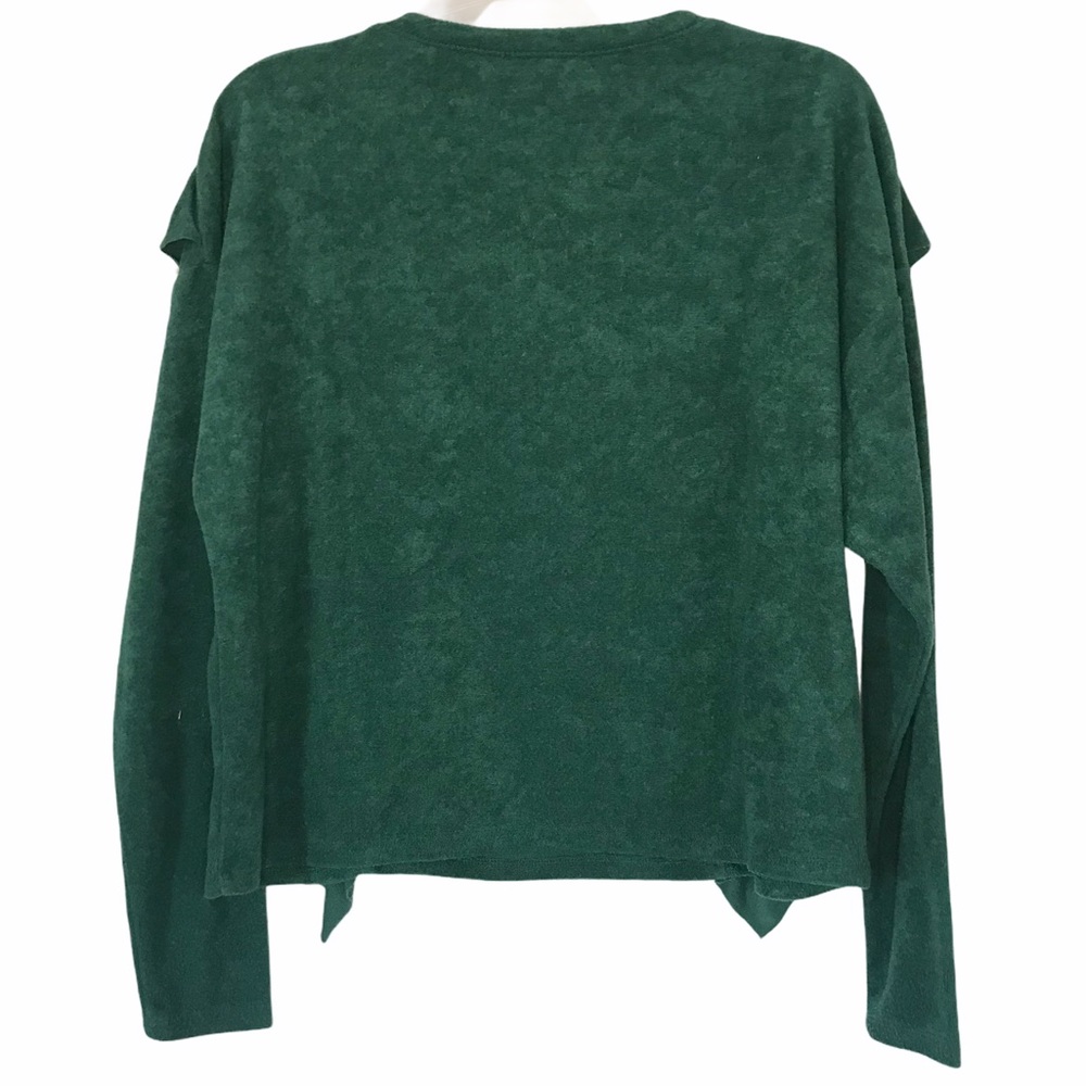 Chloe & Katie Green terry cloth long sleeve - Picture 2 of 8